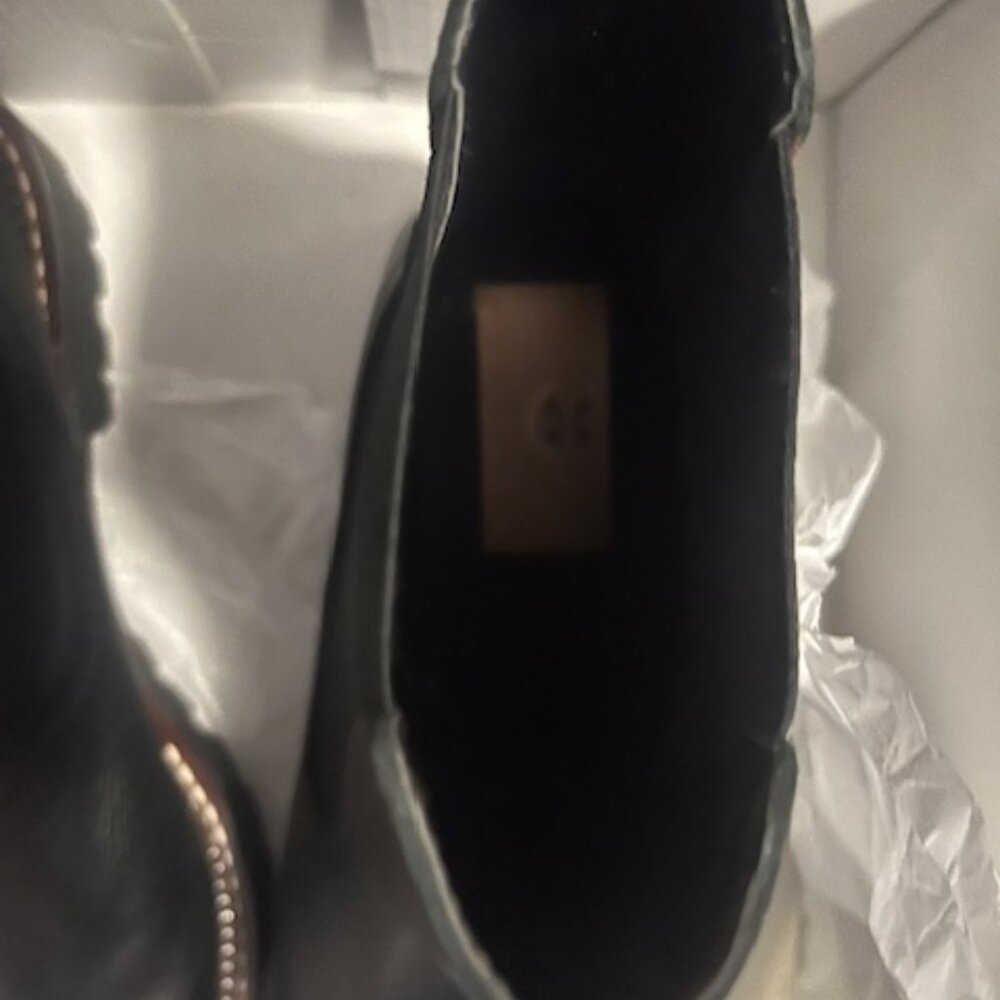 Caslon Miller Water Resistant Lug Chelsea Boot (Women) Black